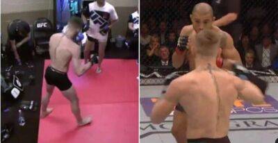Conor McGregor practiced Jose Aldo KO punch backstage before UFC 194 fight