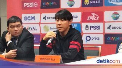 Shin Tae-Yong - Dimas Drajad - Indonesia Vs Curacao: Shin Tae-yong Mau Pertahanan Garuda Lebih Rapat - sport.detik.com - Indonesia