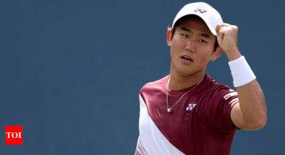 Yoshihito Nishioka elimates Britain's Dan Evans in Korea Open