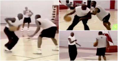 Michael Jordan: NBA legend schooling rookie while retired after trash talk