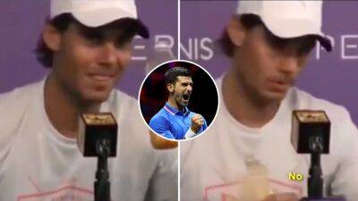 Rafael Nadal vs Novak Djokovic: Spaniard's response to being asked if he's 'glad Serbian exists'