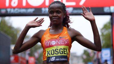 Brigid Kosgei, world record holder, to miss London Marathon - nbcsports.com - Usa - Ethiopia -  New York - Bosnia And Hzegovina - Kenya - county Marathon - county Gray
