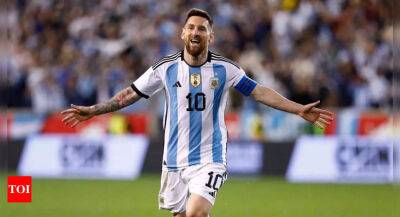 Lionel Messi - Ballon D - Lionel Messi at the double as Argentina streak continues with Jamaica defeat - timesofindia.indiatimes.com - Italy - Usa - Argentina - county Miami - Jamaica - Honduras - state New Jersey