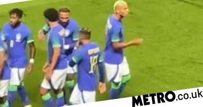 Didier Deschamps - Richarlison racially abused after banana thrown from crowd during Brazil friendly in Paris - metro.co.uk - Manchester - France - Brazil - Tunisia -  Paris -  Tunisia