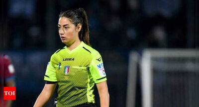 Ferrieri Caputi to become first female referee to officiate Serie A - timesofindia.indiatimes.com - Italy