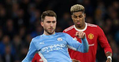 Man City get Aymeric Laporte injury update as Manchester United fixture referee announced