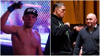 Nate Diaz releases footage of Dana White congratulating him backstage at UFC 279