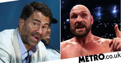 ‘It’s not getting signed today’ – Eddie Hearn responds to Tyson Fury’s contract U-turn over Anthony Joshua fight