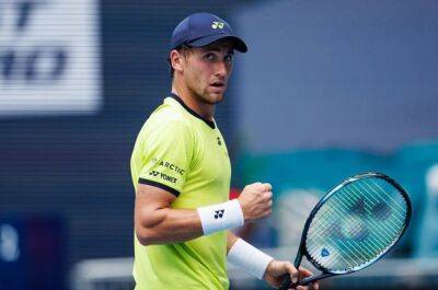 Rafael Nadal - Carlos Alcaraz - Cameron Norrie - Taylor Fritz - Casper Ruud - Atp Tour - Nicolas Jarry - Ruud qualifies for ATP Finals after reaching Seoul quarters - news24.com - France - Spain - Italy - Usa - Norway - Japan - Chile -  Seoul