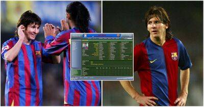 Lionel Messi's 2006 Football Manager player profile is so weird to look at now