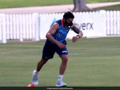 Virat Kohli - Virat Kohli Trains Wearing High-Altitude Mask Ahead of Clash vs Pakistan. See Pics - sports.ndtv.com - India - Dubai - Hong Kong - Pakistan