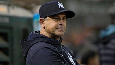 New York Yankees manager Aaron Boone heated after team's 'embarrassing' 9-0 loss to Tampa Bay Rays