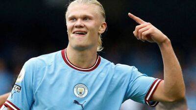 Record-breaking Erling Haaland: Nine Manchester City goals and counting - in pictures