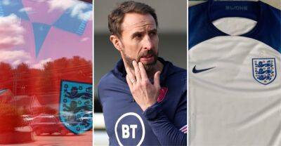 World Cup kits: New images of England's home and away shirts leak