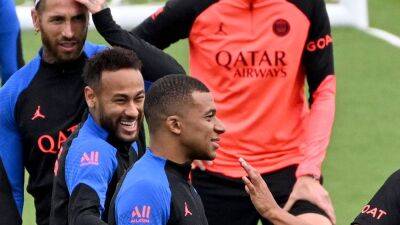 Neymar relaxed during training as PSG receive €10m fine - in pictures