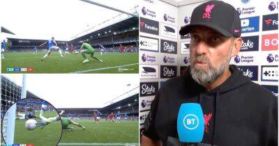 Everton 0-0 Liverpool: Jurgen Klopp’s reaction to Jordan Pickford’s masterclass