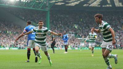 Matt Oriley - Jon Maclaughlin - David Turnbull - Celtic go five points clear at top with win over Rangers in Old Firm derby - channelnewsasia.com - Scotland - Japan - Israel