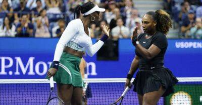 Serena and Venus Williams defeated in first round of grand slam doubles