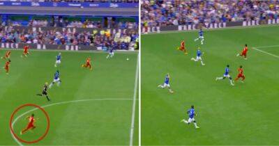 Mohamed Salah: Liverpool star showed incredible pace tracking back vs Everton