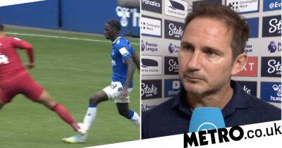 Frank Lampard claims Liverpool star should have been sent off during Merseyside derby