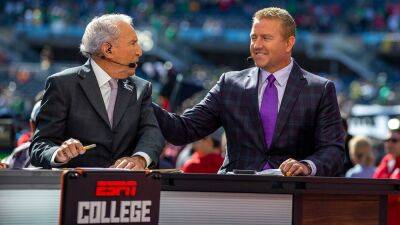 Kirk Herbstreit gives us our first ‘hot mic’ moment of the year on ESPN College GameDay - foxnews.com - Ireland -  Virginia -  Chicago - state Wisconsin - county Davis - county Lee