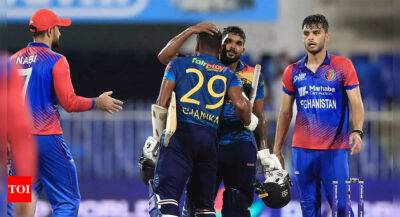 Pathum Nissanka - Asia Cup 2022, Sri Lanka vs Afghanistan Highlights: Sri Lanka hunt down Afghanistan with superb all-round effort in slog overs - timesofindia.indiatimes.com - Sri Lanka - Afghanistan - Bangladesh