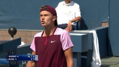 'Are you kidding me?' - Holger Rune complains to umpire about Cameron Norrie's serving in shot clock row