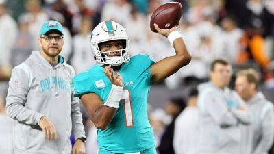 Dolphins' Tua Tagovailoa carted off field after scary tackle