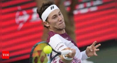Denis Shapovalov - Cameron Norrie - Nicolas Jarry - Stunned Casper Ruud follows ill Cameron Norrie out of Korea Open - timesofindia.indiatimes.com - France - Serbia - Usa - Norway - Japan - Chile -  Seoul