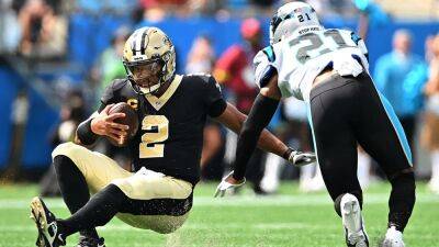 Carolina Panthers - Kevin C.Cox - Andy Dalton - Saints’ Jameis Winston doubtful to play in London against Vikings, will have Andy Dalton ‘ready to go’ - foxnews.com - London -  Chicago - state Minnesota -  Atlanta - county Allen - state North Carolina -  New Orleans - county Grant