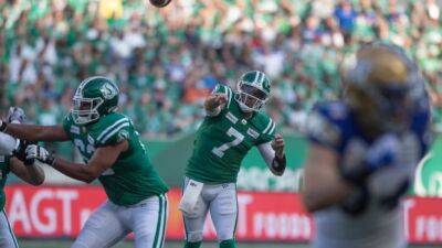 Labour Day Classic pits Winnipeg's Bombers against Riders' revitalized receivers