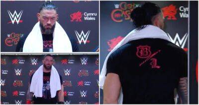 WWE Clash at the Castle: Roman Reigns refuses to answer question & walks out of press conference