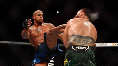 Ciryl Gane stops Tai Tuivasa in heavyweight thriller as UFC makes France debut