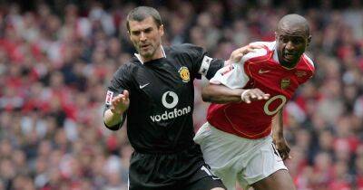 What Man United legend Roy Keane infamously said to Arsenal rival Patrick Vieira in tunnel
