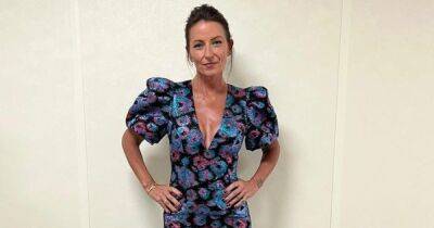 Davina Maccall - Peter Crouch - Davina McCall 'looks 25' as she sizzles in plunging mini dress as boyfriend helps her get ready for The Masked Dancer - manchestereveningnews.co.uk
