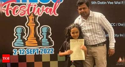 Mumbai girl Anishka Biyani wins gold medal in Malaysian Chess Meet