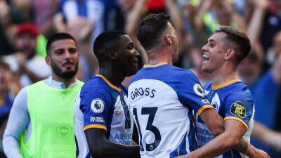Brighton hammer Leicester to move into top four and heap further pressure onto Brendan Rodgers