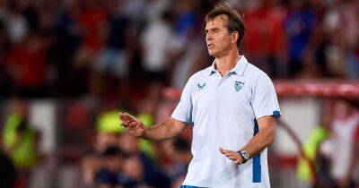 Aston Villa - Eric Garcia - Julen Lopetegui - Ramon Sanchez - Sevilla boss explains what must change before Man City Champions League clash after Barcelona hammering - manchestereveningnews.co.uk - Manchester - Spain -  Sanchez -  Man