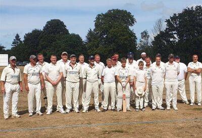 Scott Brown - Thomas Reeves - Sheldwich Cricket Club based near Faversham mark 100th anniversary in style - kentonline.co.uk