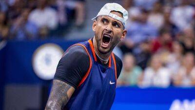Nick Kyrgios beats defending champion Daniil Medvedev in four 'amazing' sets to reach US Open quarter-finals
