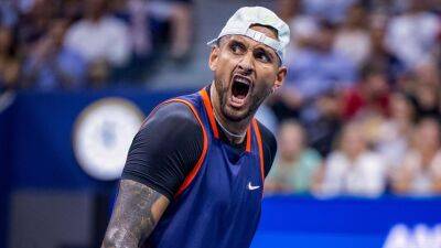 Nick Kyrgios - Daniil Medvedev - Karen Khachanov - Nick Kyrgios beats defending champion Daniil Medvedev in four 'amazing' sets to reach US Open quarter-finals - eurosport.com - Usa - New York -  New York - county Arthur - county Ashe