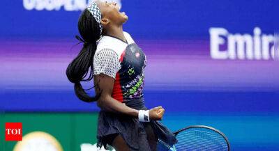 US Open 2022: Coco Gauff races into quarters with win over Zhang Shuai