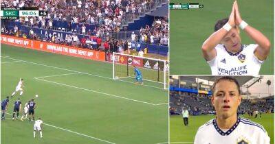 Javier Hernandez - Chicharito takes contender for worst penalty of 2022 in LA Galaxy 2-2 Sporting KC - givemesport.com - Manchester - Mexico