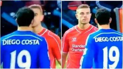 Diego Costa to Wolves: When Jordan Henderson stared down Spaniard in Chelsea v Liverpool