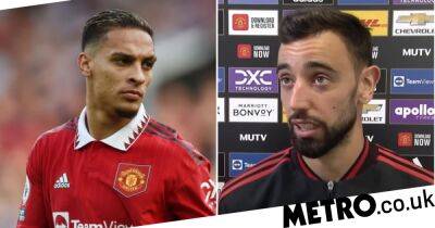 Bruno Fernandes fires warning to Antony after Manchester United’s win over Arsenal
