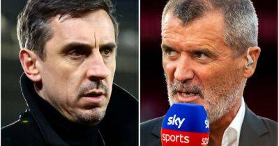 Gary Neville and Roy Keane disagree over Manchester United's top-four chances