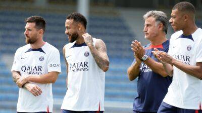 PSG's Messi, Neymar, Mbappe warned to accept bench role by coach Galtier