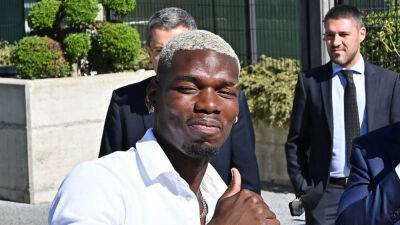 Pogba back in training for Juventus
