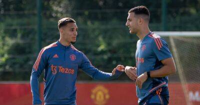Four things spotted in Man United training as Antony and Diogo Dalot continue to build bond