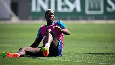 Paul Pogba faces World Cup fitness race, Juventus manager Massimiliano Allegri expects midfielder to return next year.